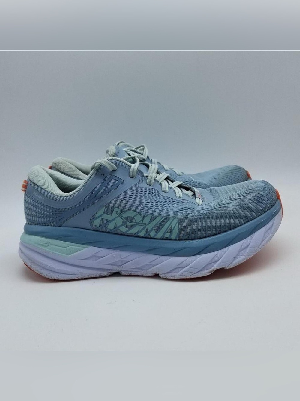 Hoka Women's Pale Blue Athletic Running Shoes